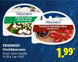 Lidl Eridanous feta & gurke frischkäsecreme Angebot