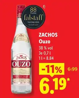 Lidl Zachos ouzo Angebot