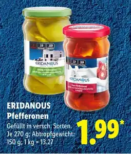 Lidl Eridanous grüne pfefferonen Angebot