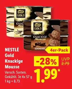 Lidl Nestlé gold knackige mousse schokolade Angebot