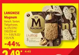 Lidl Langnese magnum la-pêche signature Angebot