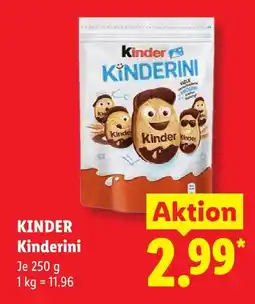 Lidl Kinder kinderini Angebot