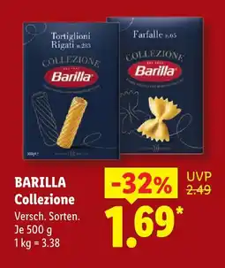 Lidl Barilla tortiglioni rigati Angebot