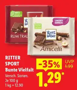 Lidl Ritter sport rum traube Angebot