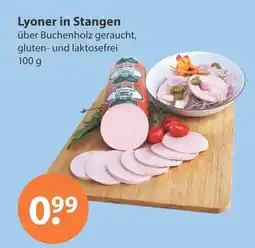 V Markt Lyoner in stangen Angebot