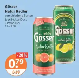 V Markt Gösser natur radler grapefruit Angebot