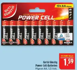 Marktkauf Gut & günstig power-cell-batterien Angebot