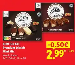 Lidl Bon gelati premium stieleis mini mix Angebot