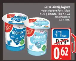 Marktkauf Gut & günstig joghurt mild 1,5% Angebot