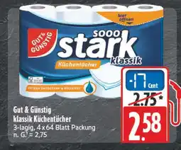 E-Center Gut & günstig klassik küchentücher Angebot