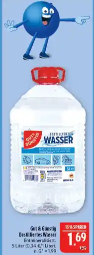 Marktkauf Gut & günstig destilliertes wasser Angebot
