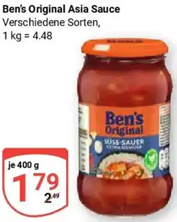 Globus Ben's Original Asia Sauce Angebot