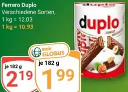 Globus Ferrero Duplo Angebot