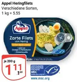 Globus Appel Heringfilets Angebot