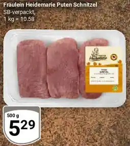 Globus Fräulein Heidemarie Puten Schnitzel Angebot