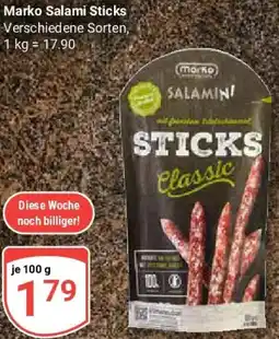 Globus Marko Salami Sticks Angebot