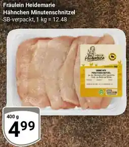 Globus Fräulein Heidemarie Hähnchen Minutenschnitzel Angebot