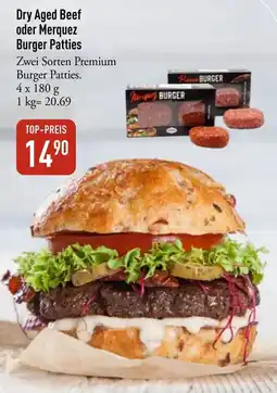 Galeria Markthalle Dry Aged Beef oder Merquez Burger Patties Angebot