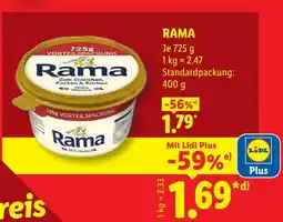 Lidl Rama vorteilspackung Angebot