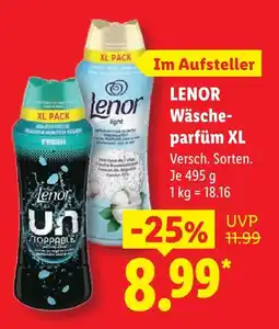 Lidl Lenor unstoppables fresh Angebot