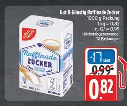 Edeka Gut & günstig raffinade zucker Angebot