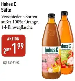 Galeria Markthalle Hohes C Säfte Angebot