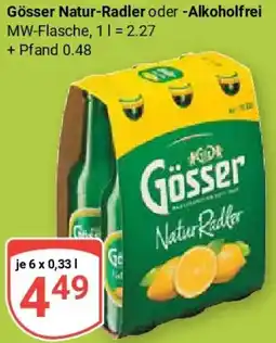 Globus Gösser Natur-Radler oder Alkoholfrei Angebot