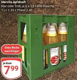 Globus Mervita Apfelsaft Angebot