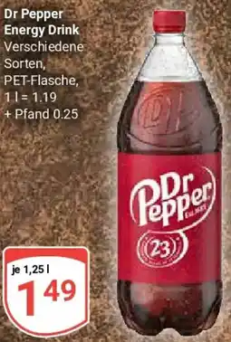 Globus Dr Pepper Energy Drink Angebot