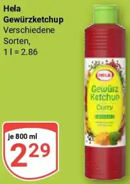 Globus Hela Gewürzketchup Angebot
