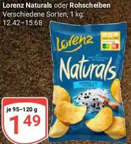 Globus Lorenz Naturals oder Rohscheiben Angebot