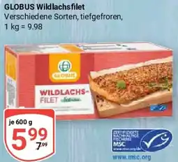 Globus GLOBUS Wildlachsfilet Angebot