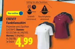 Lidl Crivit funktionsshirt damen xs (32/34) - xl (48/50) Angebot