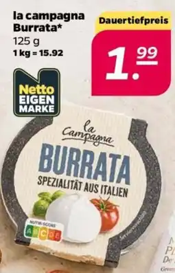 NETTO la campagna Burrata Angebot