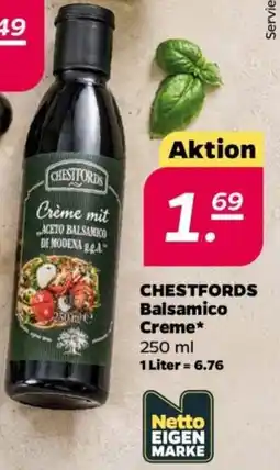 NETTO CHESTFORDS Balsamico Creme Angebot