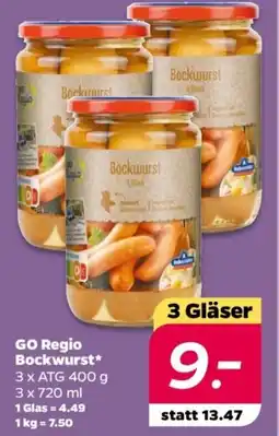 NETTO GO Regio Bockwurst Angebot