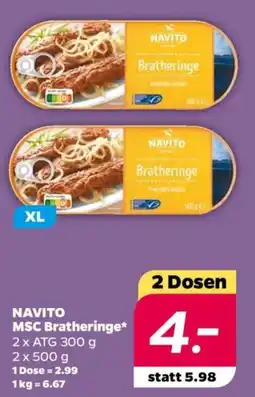 NETTO NAVITO MSC Bratheringe Angebot