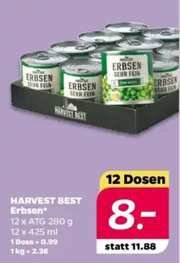 NETTO Harvest best erbsen Angebot