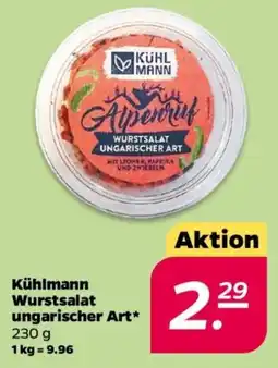 NETTO Kühlmann Wurstsalat ungarischer Art Angebot