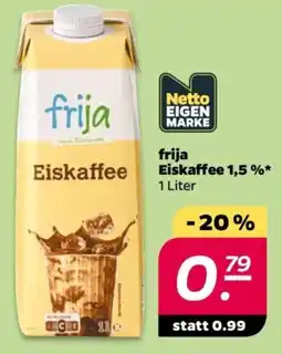 NETTO frija Eiskaffee 1,5 % Angebot