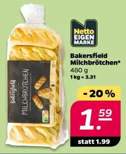 NETTO Bakersfield Milchbrötchen Angebot