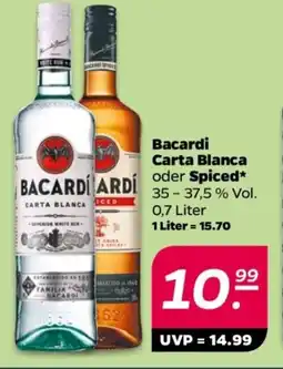 NETTO Bacardi carta blanca oder spiced Angebot