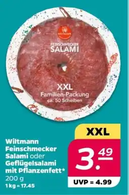 NETTO Wiltmann Feinschmecker Salami oder Geflügelsalami mit Pflanzenfett Angebot