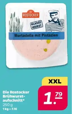 NETTO Die Rostocker Brühwurstaufschnitt Angebot