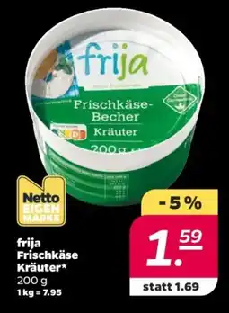 NETTO Frija frischkäse kräuter Angebot
