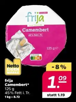 NETTO frija Camembert Angebot