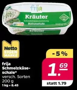 NETTO frija Schmelzkäseschale Angebot