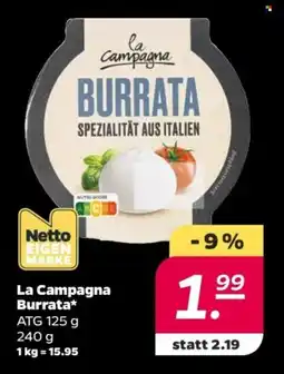 NETTO La Campagna Burrata Angebot