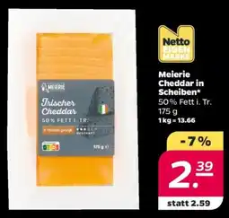 NETTO Meierie Cheddar in Scheiben Angebot