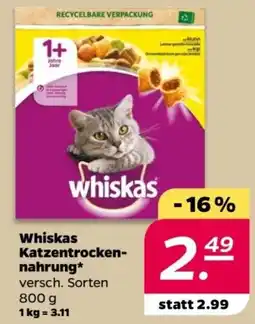NETTO Whiskas Katzentrockennahrung Angebot